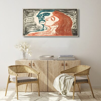 Tableau imprimé sur toile Un regard intime sur les émotions