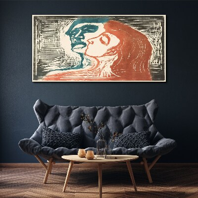 Tableau imprimé sur toile Un regard intime sur les émotions