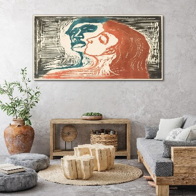 Tableau imprimé sur toile Un regard intime sur les émotions