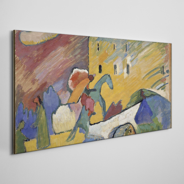 Tableau sur toile Mouvement et couleur dans le paysage