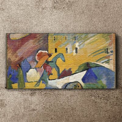 Tableau sur toile Mouvement et couleur dans le paysage