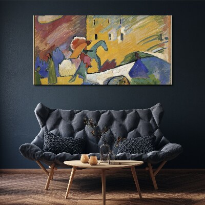 Tableau sur toile Mouvement et couleur dans le paysage