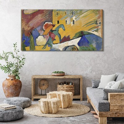 Tableau sur toile Mouvement et couleur dans le paysage