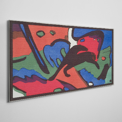 Tableau toile imprimée Composition abstraite en couleurs