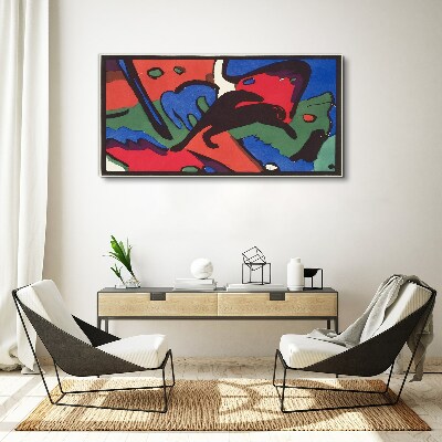 Tableau toile imprimée Composition abstraite en couleurs