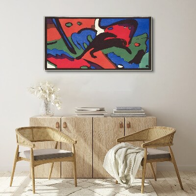 Tableau toile imprimée Composition abstraite en couleurs