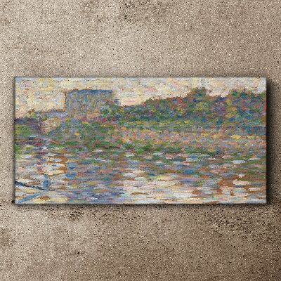 Tableau imprimé sur toile Reflets sur l'eau