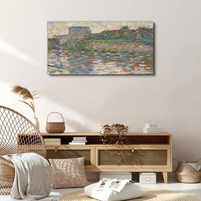 Tableau imprimé sur toile Reflets sur l'eau