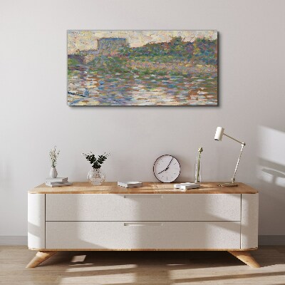 Tableau imprimé sur toile Reflets sur l'eau