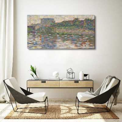 Tableau imprimé sur toile Reflets sur l'eau