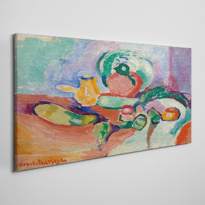 Tableau sur toile Nature morte en couleur