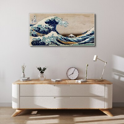 Tableau imprimé sur toile La Grande Vague au large de Kanagawa