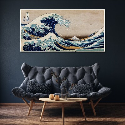 Tableau imprimé sur toile La Grande Vague au large de Kanagawa
