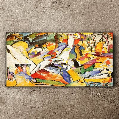 Tableau imprimé sur toile Le chaos coloré de la vie