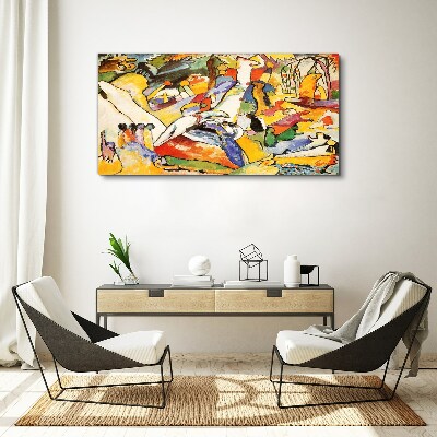 Tableau imprimé sur toile Le chaos coloré de la vie