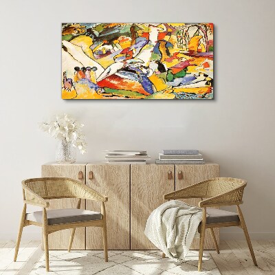 Tableau imprimé sur toile Le chaos coloré de la vie