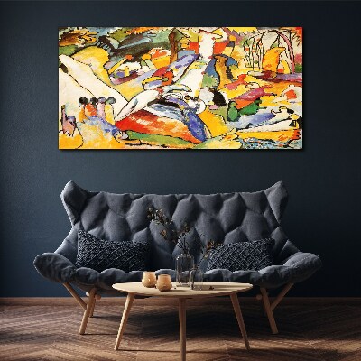 Tableau imprimé sur toile Le chaos coloré de la vie