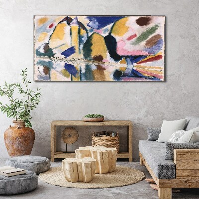 Tableau sur toile Paysage abstrait aux couleurs de la nature
