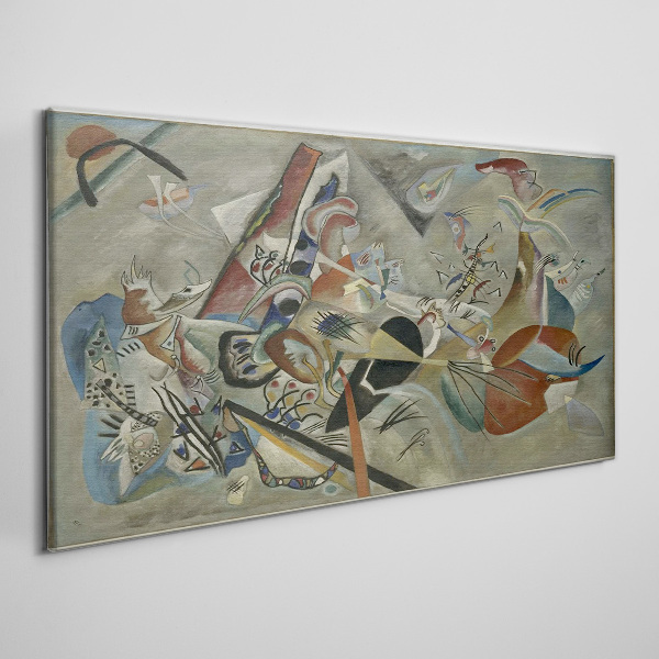 Tableau toile imprimée Paysage abstrait de couleurs
