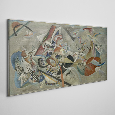 Tableau toile imprimée Paysage abstrait de couleurs