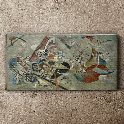 Tableau toile imprimée Paysage abstrait de couleurs