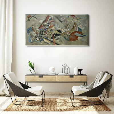 Tableau toile imprimée Paysage abstrait de couleurs