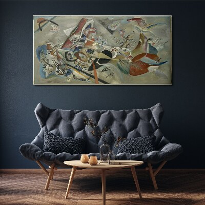 Tableau toile imprimée Paysage abstrait de couleurs