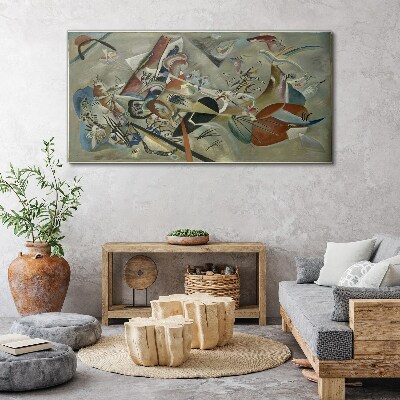 Tableau toile imprimée Paysage abstrait de couleurs