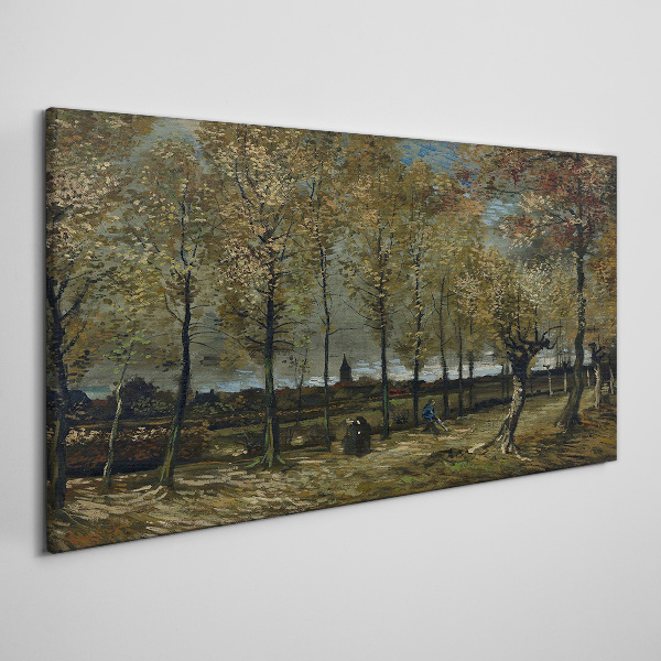 Tableau sur toile Une promenade d'automne dans le parc