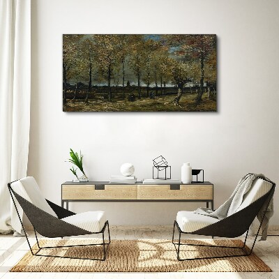 Tableau sur toile Une promenade d'automne dans le parc