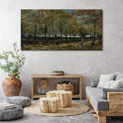 Tableau sur toile Une promenade d'automne dans le parc