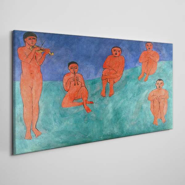 Tableau imprimé sur toile Une rencontre musicale en couleurs