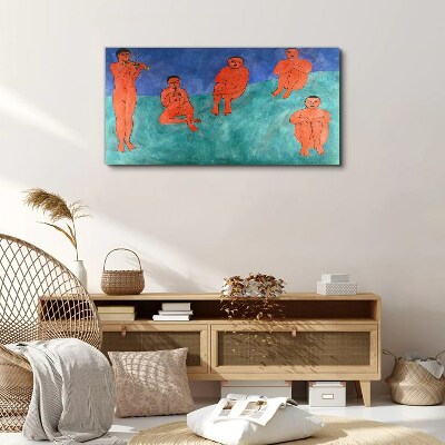 Tableau imprimé sur toile Une rencontre musicale en couleurs
