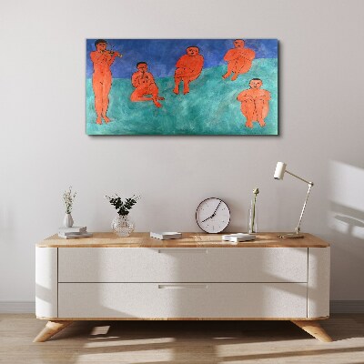 Tableau imprimé sur toile Une rencontre musicale en couleurs