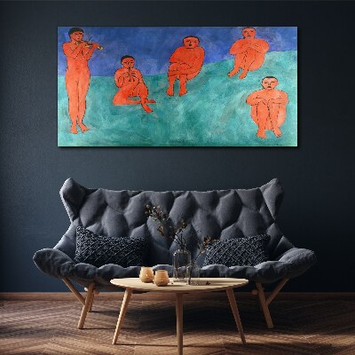 Tableau imprimé sur toile Une rencontre musicale en couleurs