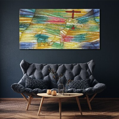 Tableau sur toile « Animal dans un paysage coloré »