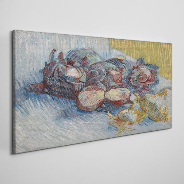 Tableau sur toile Légumes sur la table