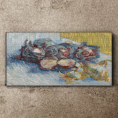 Tableau sur toile Légumes sur la table