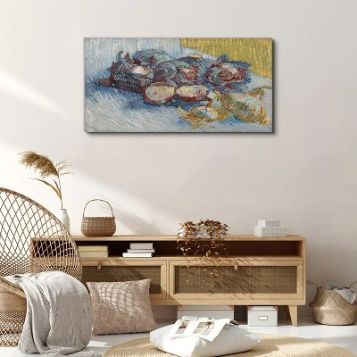 Tableau sur toile Légumes sur la table