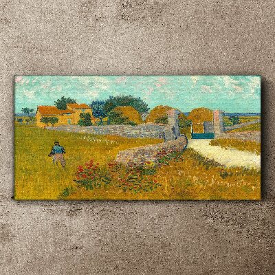Tableau toile imprimée Paysages ruraux au soleil