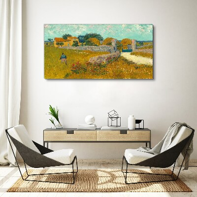 Tableau toile imprimée Paysages ruraux au soleil