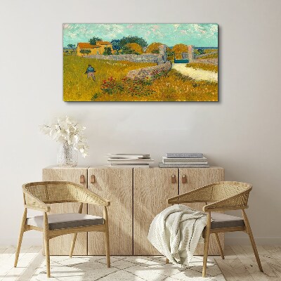 Tableau toile imprimée Paysages ruraux au soleil