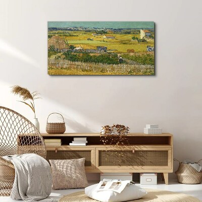 Tableau sur toile Champ de blé