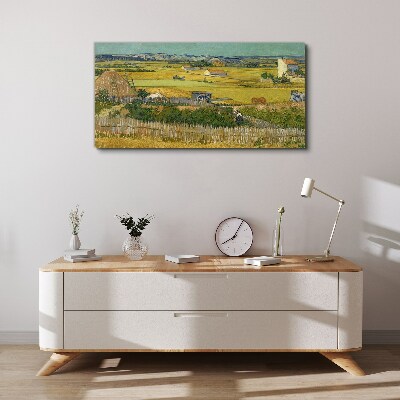 Tableau sur toile Champ de blé