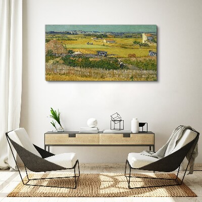 Tableau sur toile Champ de blé