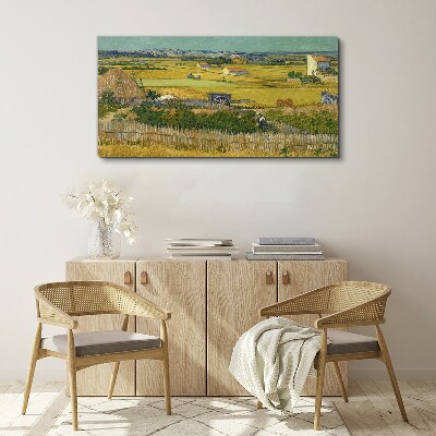 Tableau sur toile Champ de blé
