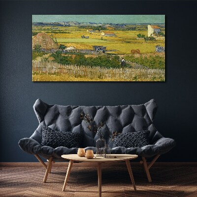 Tableau sur toile Champ de blé