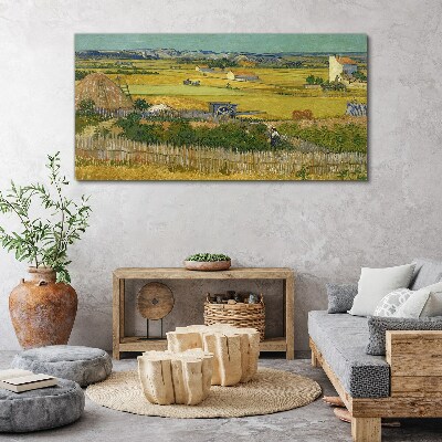 Tableau sur toile Champ de blé