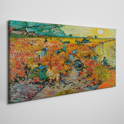 Tableau sur toile Les cueilleurs de blé