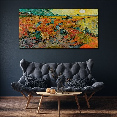 Tableau sur toile Les cueilleurs de blé